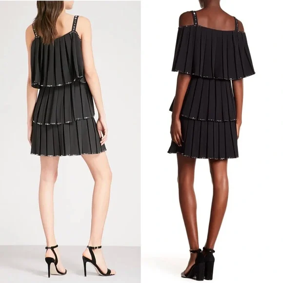 Ted Baker $439 Meltea Embellished Tired Two Way Dress US10